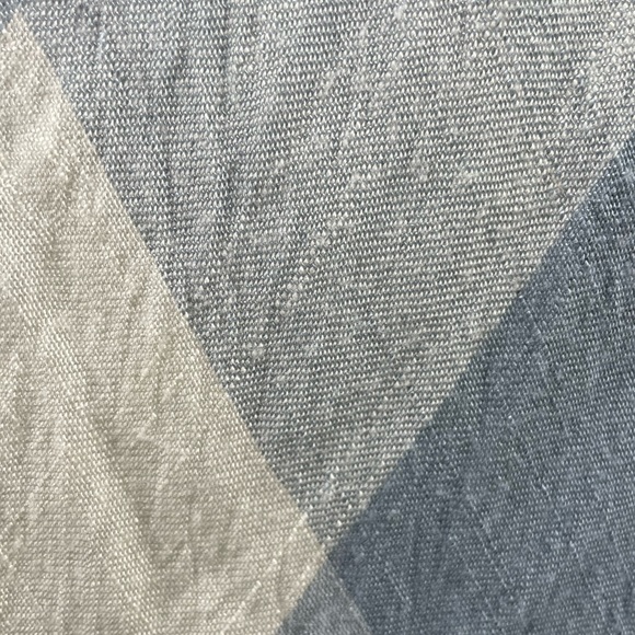 Tularosa Sara Off the Shoulder Dress Revolve Size Small Blue and White Diamond - Picture 4 of 8